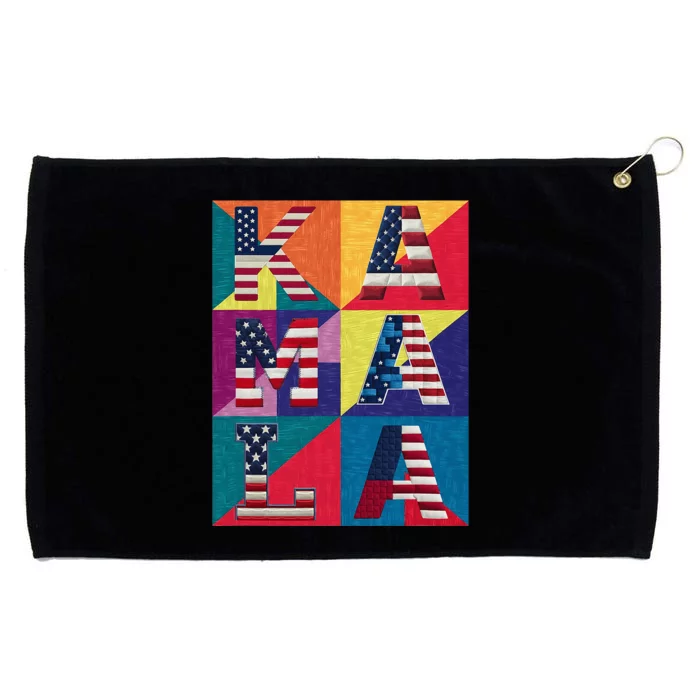 Kamala Quilt Grommeted Golf Towel