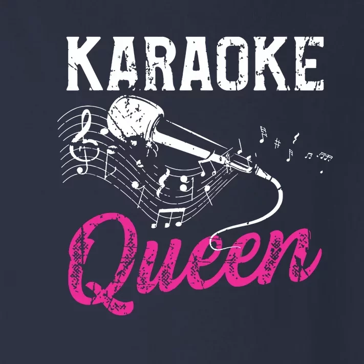 Karaoke Queen Night Funny Singer Bar Music Lover Singing Toddler Long Sleeve Shirt