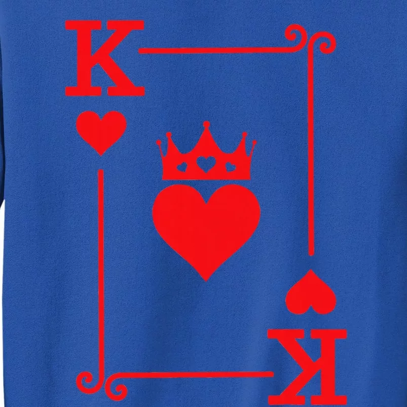 King & Queen of Hearts Matching Couple King of Hearts Sweatshirt