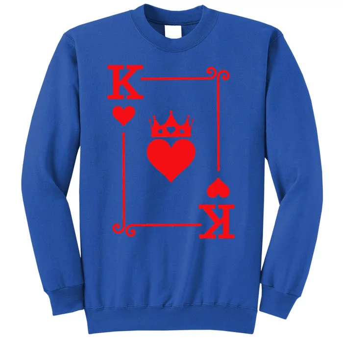 King & Queen of Hearts Matching Couple King of Hearts Sweatshirt