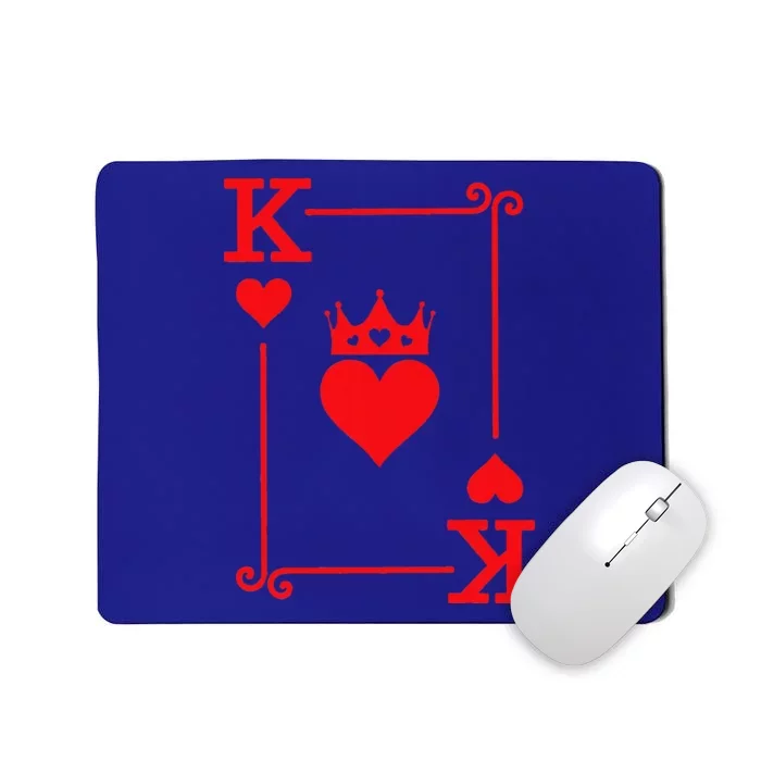 King & Queen of Hearts Matching Couple King of Hearts Mousepad