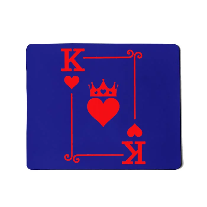 King & Queen of Hearts Matching Couple King of Hearts Mousepad