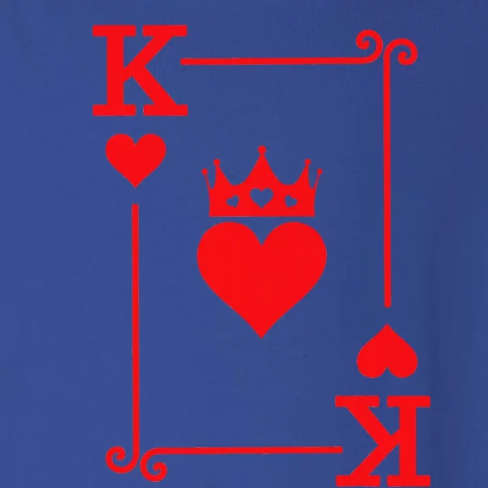 King & Queen of Hearts Matching Couple King of Hearts Toddler Long Sleeve Shirt