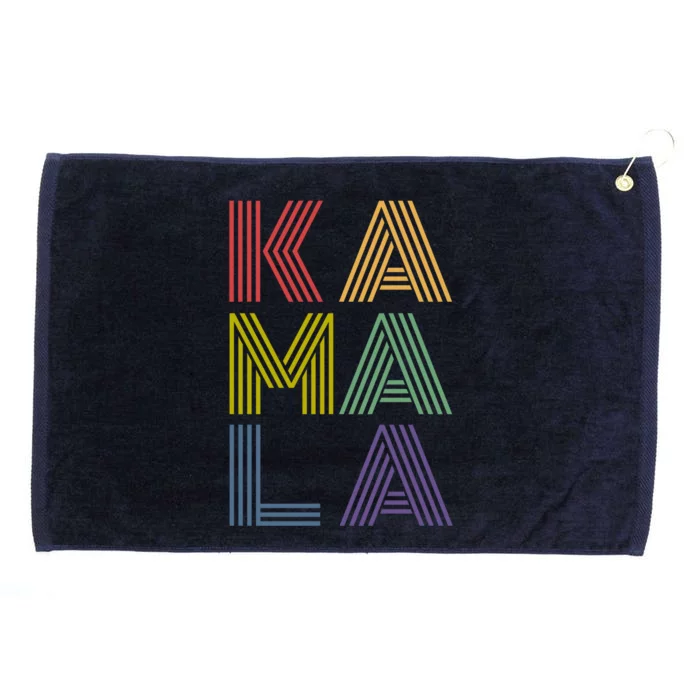 Kamala Retro 70s Vintage Gift Grommeted Golf Towel