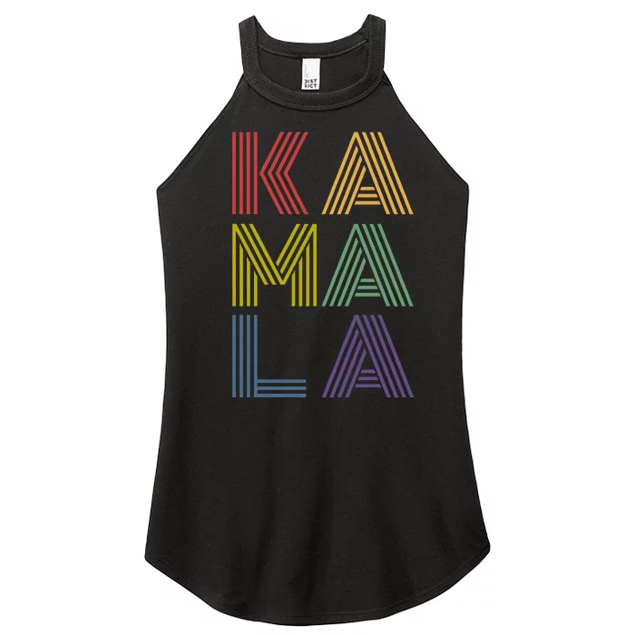 Kamala Retro 70s Vintage Women’s Perfect Tri Rocker Tank