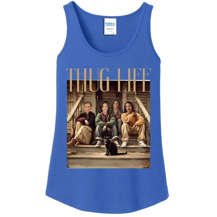 Kamala Ruth Aoc Michelle Thug Life Political Activism Ladies Essential Tank