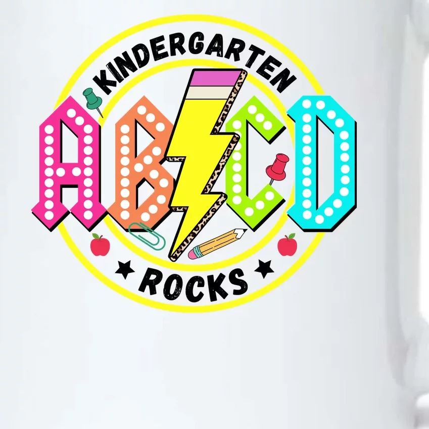 Kindergarten Rocks Back To School Black Color Changing Mug