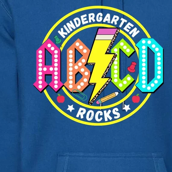 Kindergarten Rocks Back To School Premium Hoodie