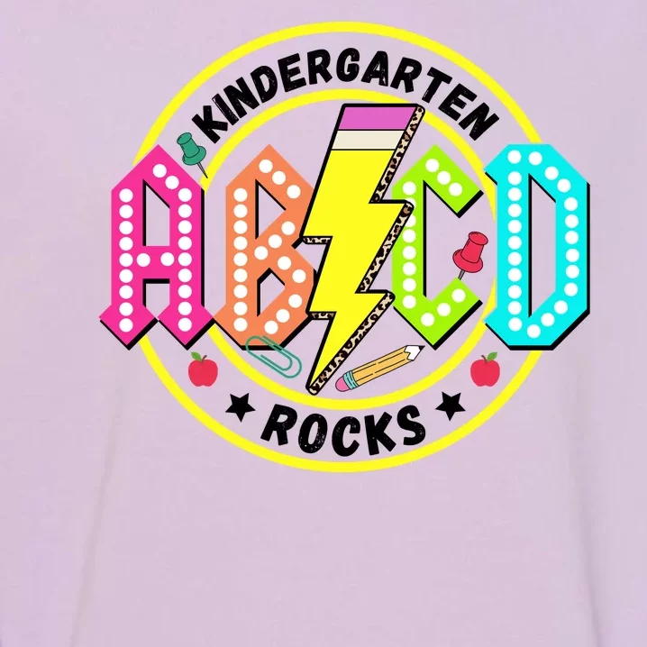 Kindergarten Rocks Back To School Garment-Dyed Sweatshirt