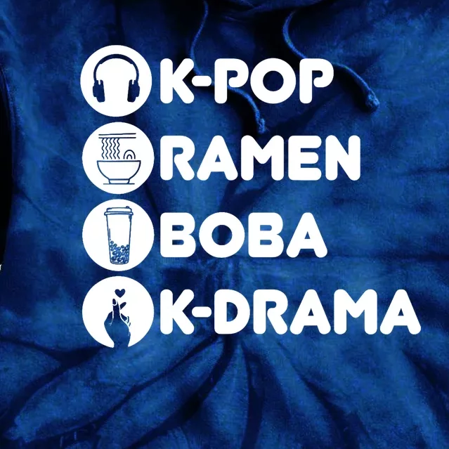 KPop Ra Boba KDrama Korean Tie Dye Hoodie