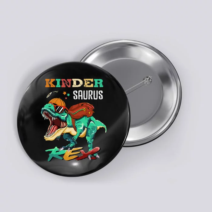 Kindersaurus Rex Back To School Gifts Button