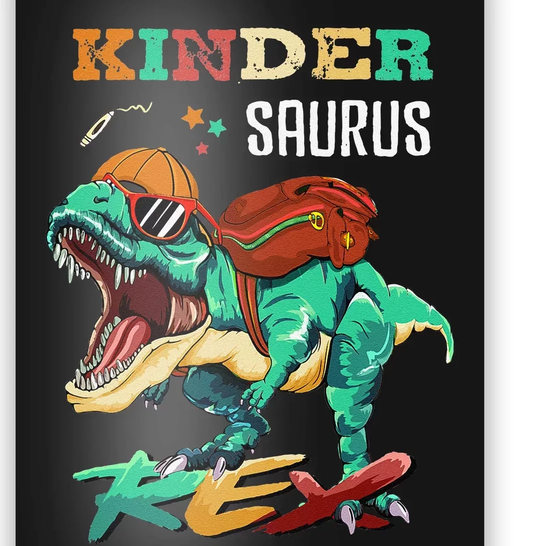 Kindersaurus Rex Back To School Gifts Poster