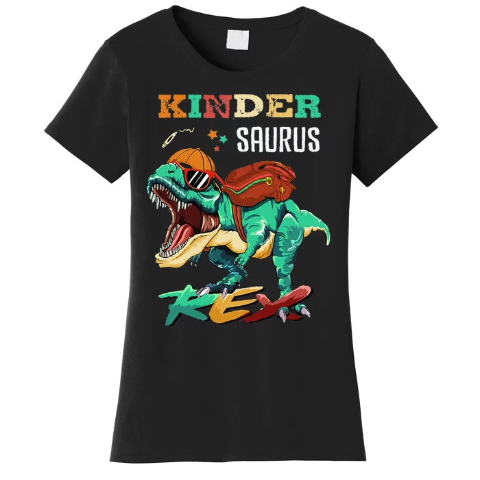 Kindersaurus Rex Back To School Gifts Women's T-Shirt