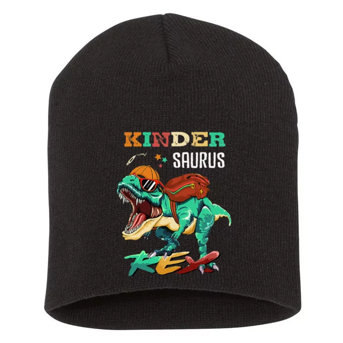 Kindersaurus Rex Back To School Gifts Short Acrylic Beanie