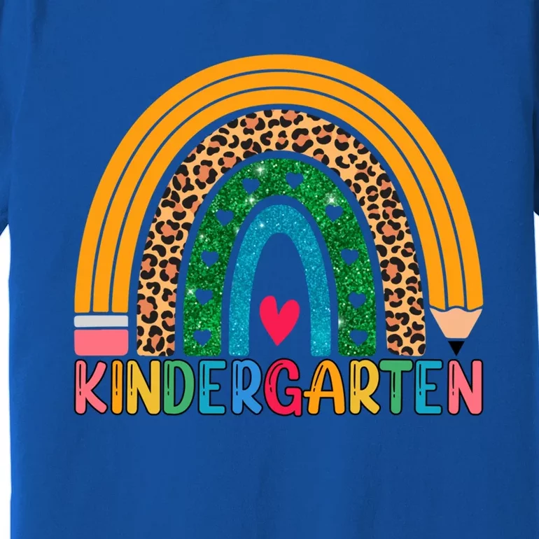 Kindergarten Rainbow Cute Boho Rainbow Kindergarten Teacher Gift Premium T-Shirt