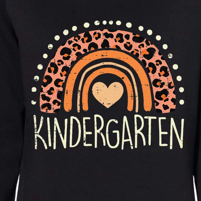 Kindergarten Rainbow First Day Of Back School Teacher Womens California Wash Sweatshirt