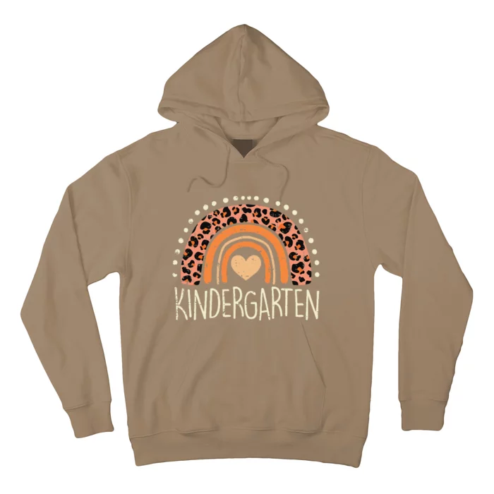 Kindergarten Rainbow First Day Of Back School Teacher Hoodie