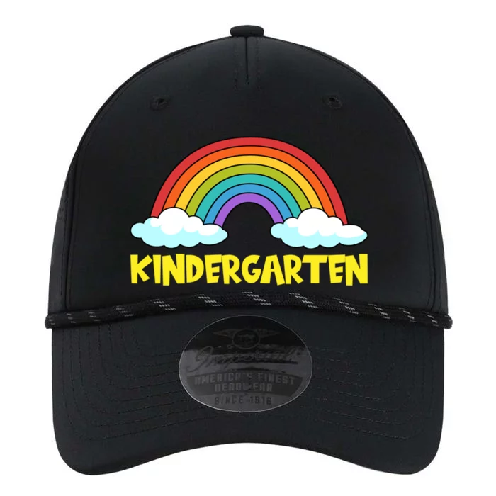 Kindergarten Rainbow First Day Of Kindergarten Gift Performance The Dyno Cap