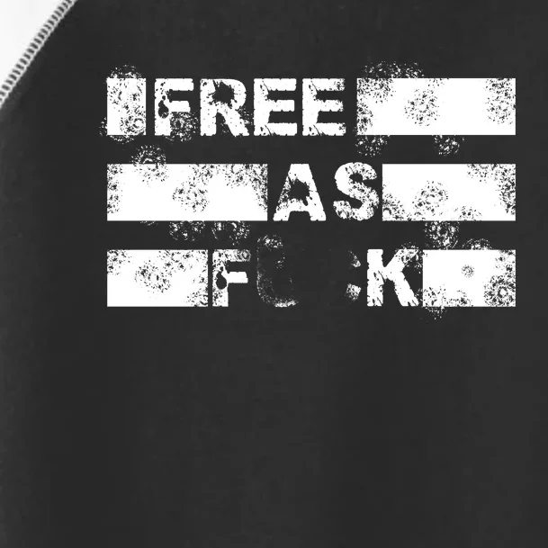 Kyle Rittenhouse Free As Fuck Toddler Fine Jersey T-Shirt