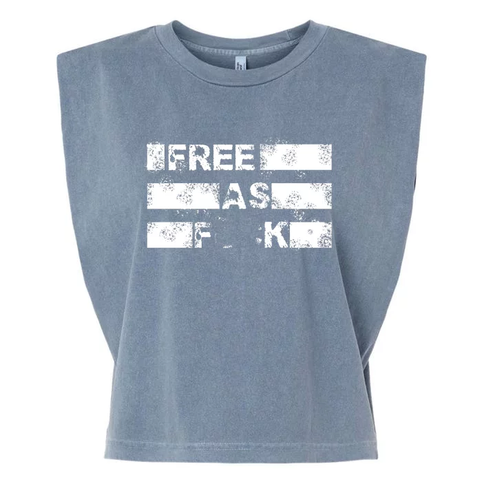 Kyle Rittenhouse Free As Fuck Garment-Dyed Women's Muscle Tee