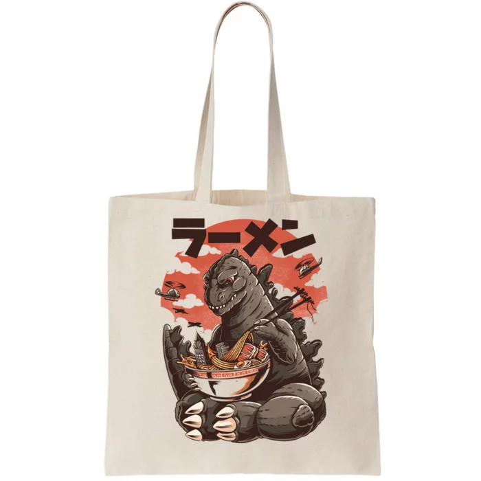 Kaiju's Ramen Sea Monster Tote Bag