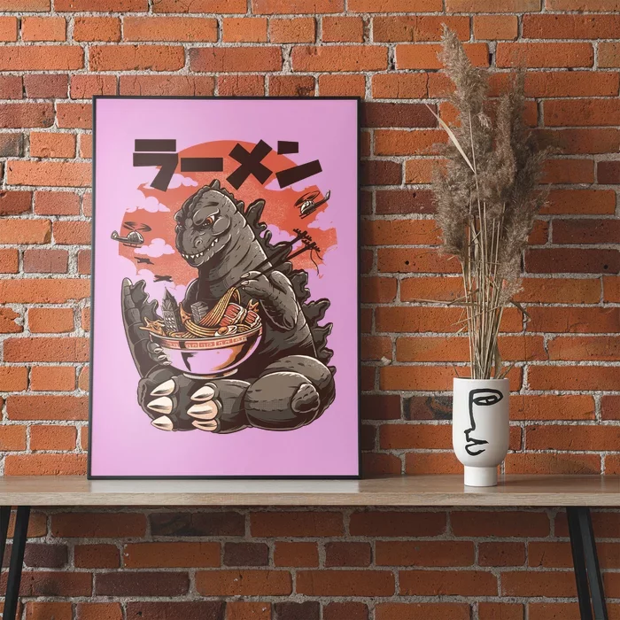 Kaiju's Ramen Sea Monster Poster