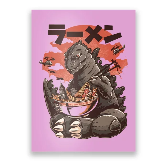 Kaiju's Ramen Sea Monster Poster