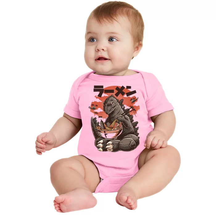 Kaiju's Ramen Sea Monster Baby Bodysuit