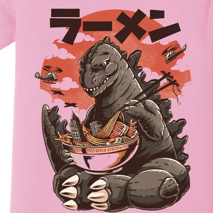 Kaiju's Ramen Sea Monster Baby Bodysuit