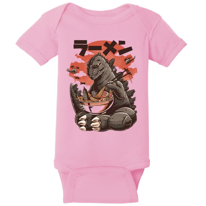 Kaiju's Ramen Sea Monster Baby Bodysuit