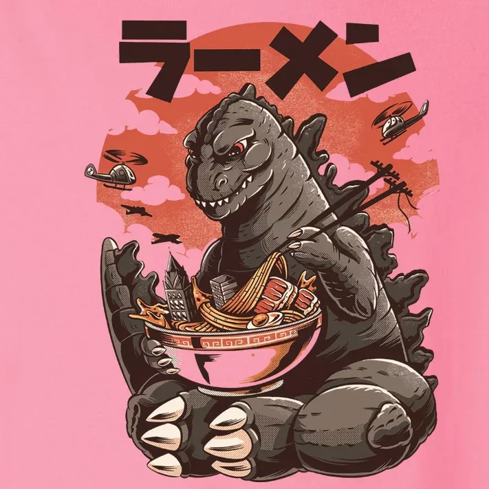 Kaiju's Ramen Sea Monster Toddler Long Sleeve Shirt