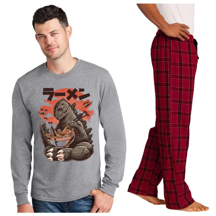 Kaiju's Ramen Sea Monster Long Sleeve Pajama Set