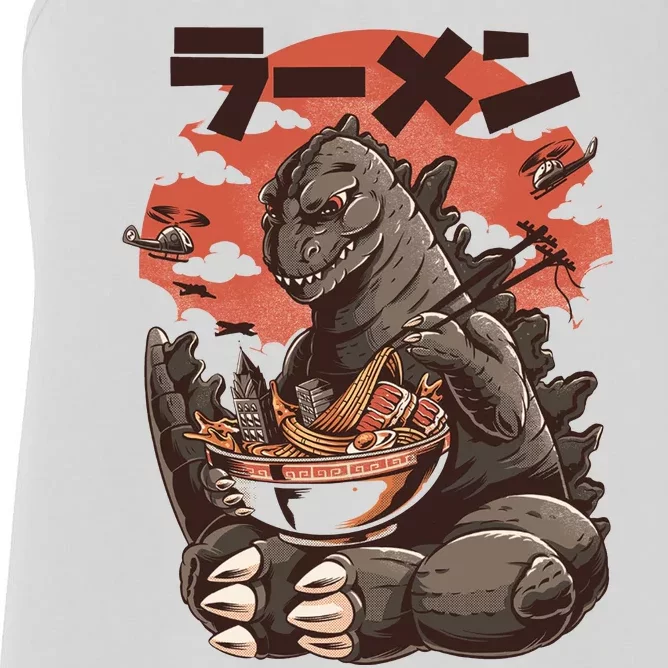 Kaiju's Ramen Sea Monster Women's Racerback Tank