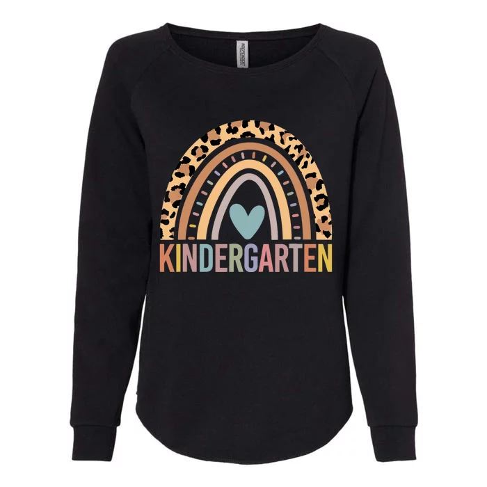 Kindergarten Rainbow Girl Boy Teacher Team Kinder Squad Womens California Wash Sweatshirt