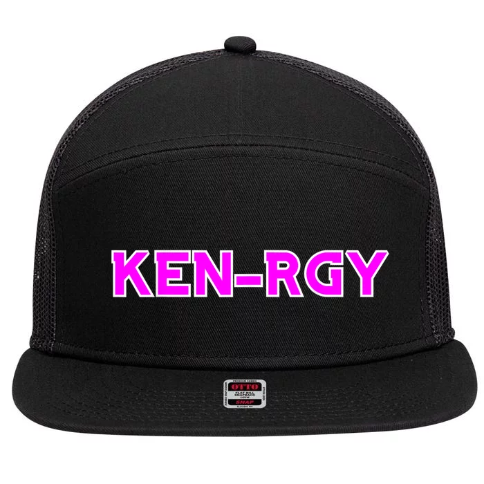 KEN RGY 7 Panel Mesh Trucker Snapback Hat