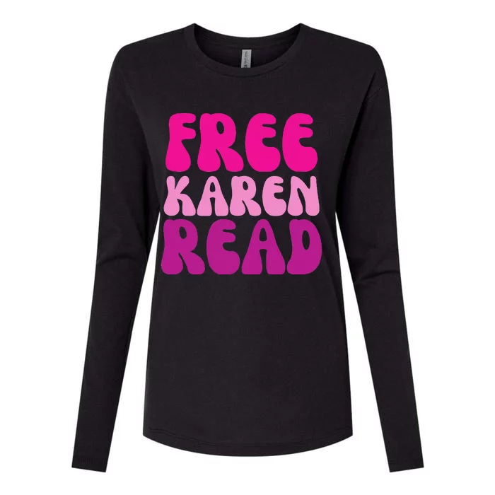 Karen Read Womens Cotton Relaxed Long Sleeve T-Shirt