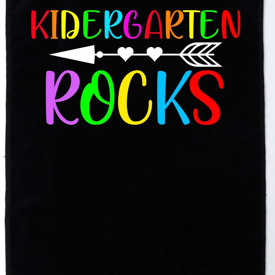 Kindergarten Rocks Platinum Collection Golf Towel