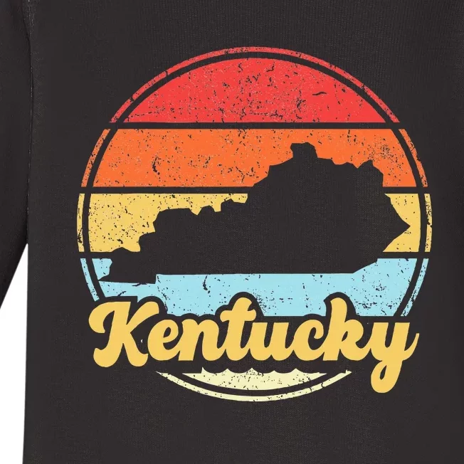 Kentucky Roots Kentucky Native Home State Pride Ky Baby Long Sleeve Bodysuit