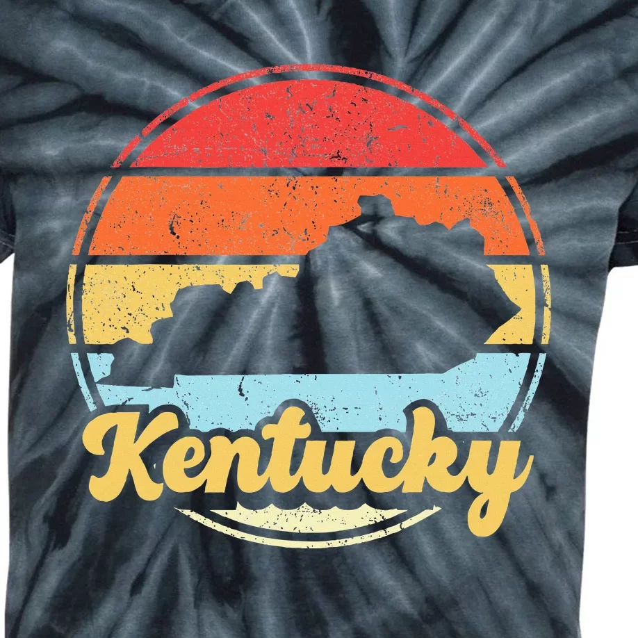 Kentucky Roots Kentucky Native Home State Pride Ky Kids Tie-Dye T-Shirt