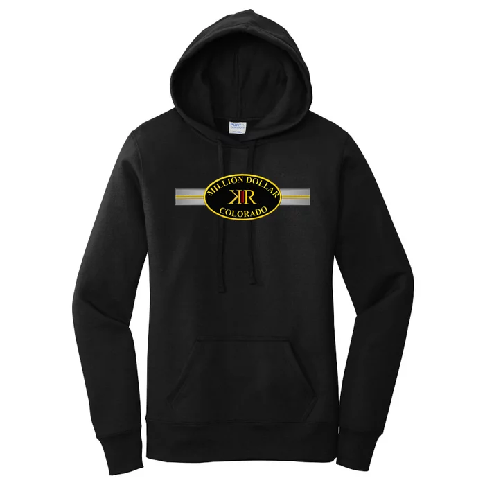 Konkr Roads Million Dollar Highway Colorado Route 550 Women's Pullover Hoodie