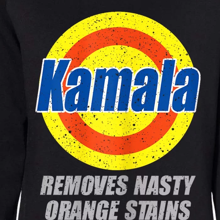 Kamala Removes Nasty Orange Stains Democrat President 2024 Womens California Wash Sweatshirt