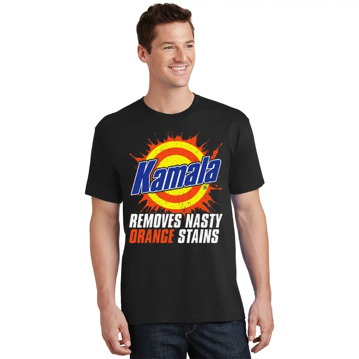 Kamala Removes Nasty Orange Stains Kamala Harris Funny 2024 T-Shirt