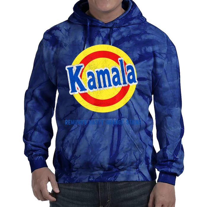 Kamala Removes Nasty Orange Stains Funny Tie Dye Hoodie