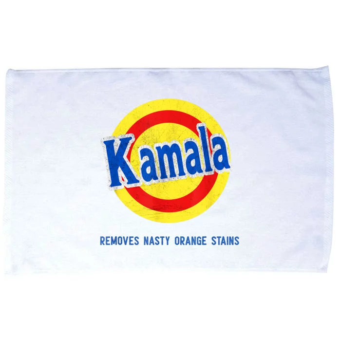 Kamala Removes Nasty Orange Stains Funny Microfiber Hand Towel