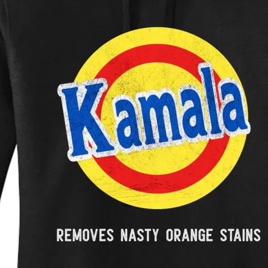 Kamala Removes Nasty Orange Stains Funny Women's Pullover Hoodie