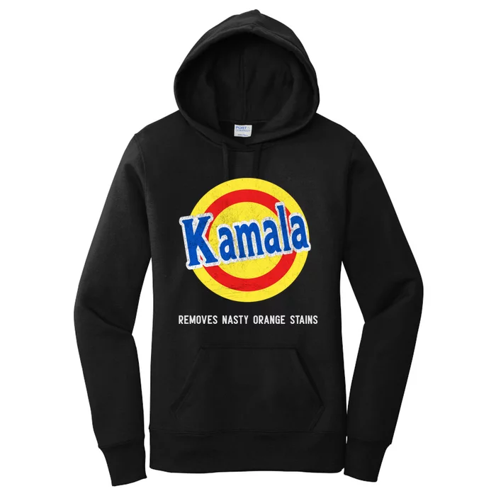 Kamala Removes Nasty Orange Stains Funny Women's Pullover Hoodie