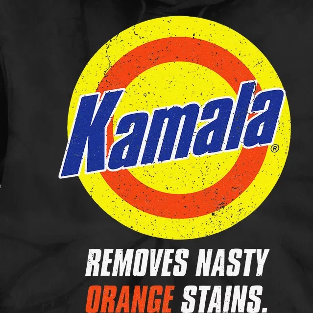 Kamala Removes Nasty Orange Stains Gift Tie Dye Hoodie