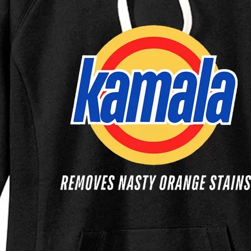 Kamala Removes Nasty Orange Stains Funny Women's Fleece Hoodie