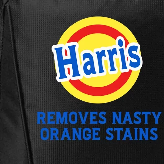 Kamala Removes Nasty Orange Stains Funny City Backpack