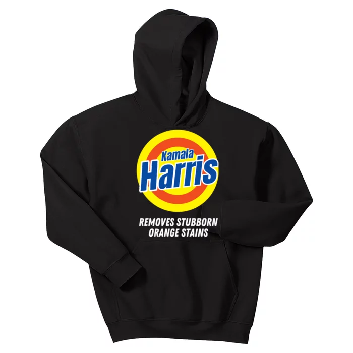 Kamala Removes Nasty Orange Stains Kids Hoodie